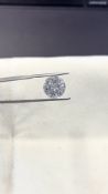 Round Brilliant Cut 6.06 Carat ( Natural ) Diamond F Colour I2 Clarity
