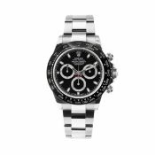 Rolex Daytona Oystersteel 116500LN Black Dial '2021 Year' Box And Card ( Verified )