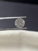 Round Brilliant Cut 2.80 Carat ( Natural ) Diamond F I2 Clarity