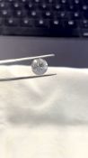 Round Brilliant Cut 5.14 Carat ( Natural ) Diamond I Colour I2 Clarity