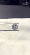 Round Brilliant Cut 5.00 Carat ( Natural ) Diamond I I1 Clarity - HRD