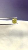 Cushion Brilliant Cut 2.00 Carat ( Natural ) Fancy Yellow SI1 Clarity - GIA