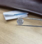 Round Brilliant Cut ( Natural Diamond ) 6.77 Carat I Colour SI1 Clarity