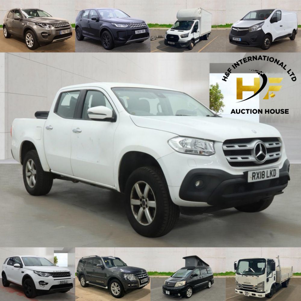 ** Commercial Vehicle * Luxury Car Event ** Mercedes Benz X Class Pickup 2018 - Mercedes Benz Sprinter L2 H3 2020 - ** Over 60+ Lots ** 