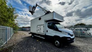 IVECO Daily 70C18 3.0 D TRW Luton Workshop Cherry Picker 2018 '18 Reg' ULEZ Compliant - A/C