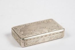 Silber Tabatiere