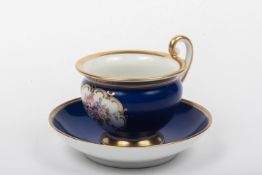 Fürstenberg Tasse mit Untertasse 1860-1900