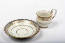 Schwanenhenkel Tasse, Meissen um 1860