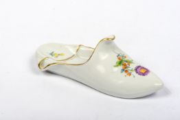 Meissen Tischdekoration, Schuh