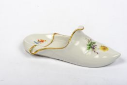 Meissen Tischdekoration, Schuh