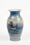 Royal, Kopenhagen, Vase Seelandschaft mit Booten