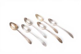 Six Irish provincial silver tablespoons