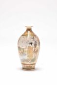 A Japanese Satsuma vase, Meiji era