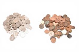 A large collection of UK and Foreign Silver, Cupro-nickel, Copper and Bronze coinage