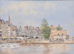Pamela White (British, 20th century) Honfleur, France
