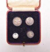 George V Maundy set of four coins