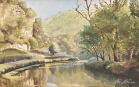 John Grain (British, 1922 - 2016) Three Derbyshire River Scenes (3)