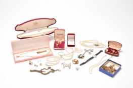 A collection of costume jewellery
