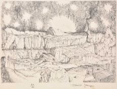 David Frazer (b. 1966) A City in the Cliffs