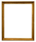 A large giltwood picture frame