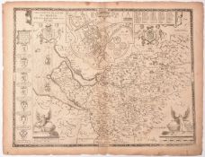 John Speed Map of Cheshire