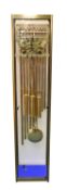 A rare Kieninger glazed musical chiming longcase clock