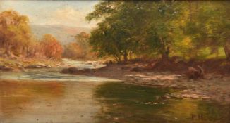 Parker Hagerty (1859-1934) River Scene