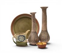Studio pottery including Andrew Marshall, Peter Swanson and Nigel Lambert
