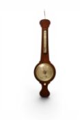 A 19th century mahogany banjo barometer