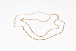 A 9ct gold chain necklace