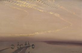 Vernon de Beuvoir Ward (1905-1985) The Lonely Ones, Pinkfeet Geese