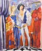 J W Burrows (British contemporary) Study of Theatrical Scene