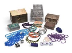 A collection of rough and polished stones