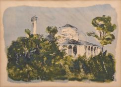 Denis Mathews (1913-1997) Italian Church