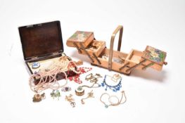 A collection of jewellery and costume jewellery