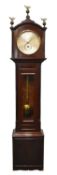 An early 19th century mahogany regulator longcase clock, Alexander King of Peterhead
