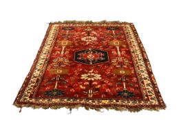 A Persian tribal Qashqai pattern rug