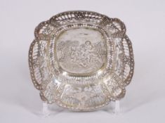 Kleine Anbietschale, 835er Silber, wohl deutsch, Anfang 20.Jh. 