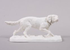 "Hühnerhund", Entwurf Pierre Jules Mêne, Ausführung Nymphenburg, wohl 1.H. 20.Jh. 