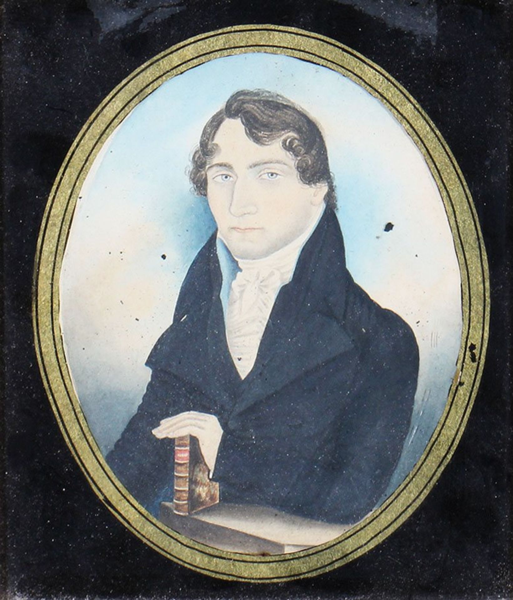 Porträt eines Herrn der Empire-Zeit, um 1800  - Bild 2 aus 3