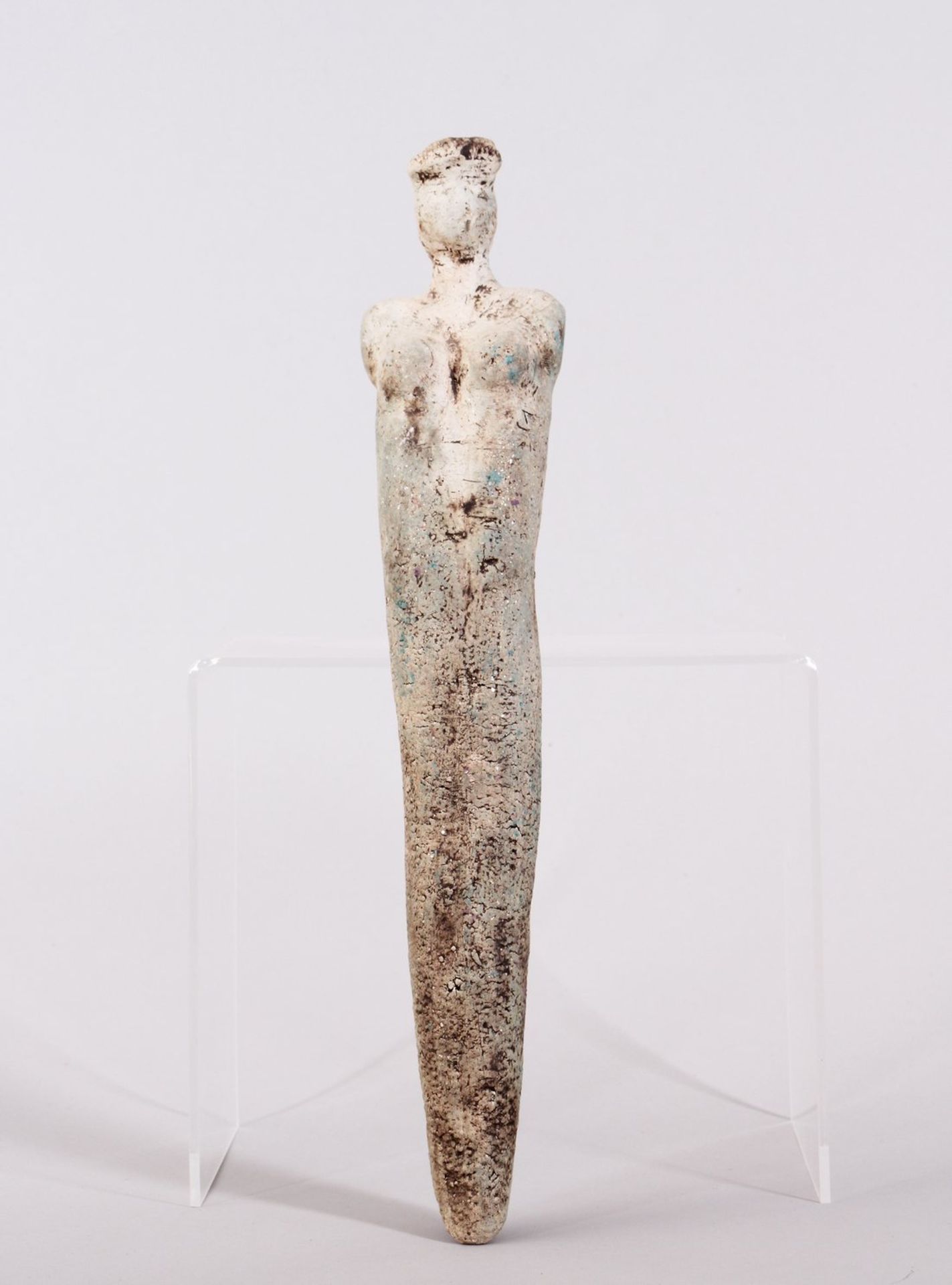 Figürliche Stele, anonymer Keramiker des späten 20. Jh. 