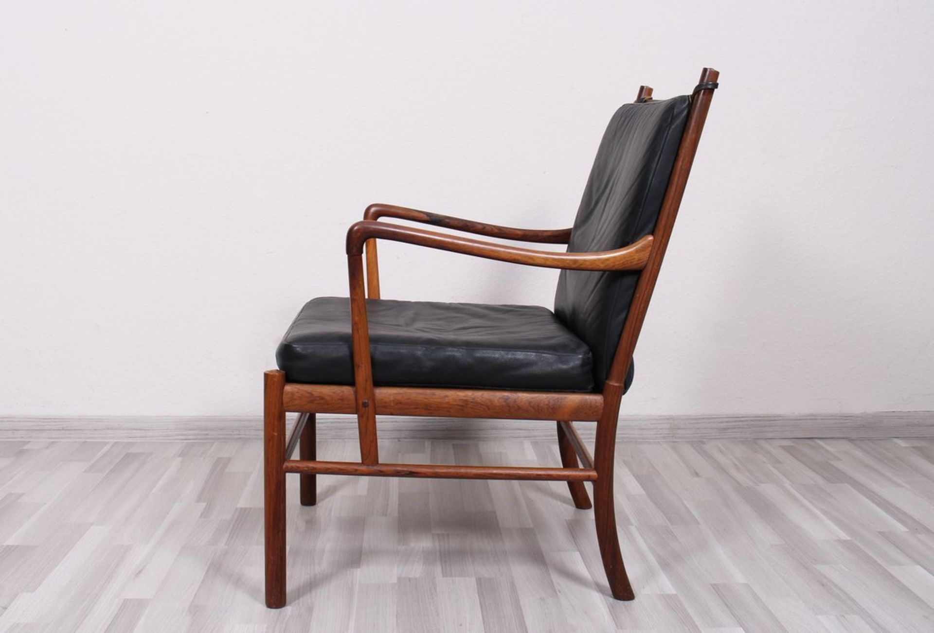 Paar "Colonial Chair PJ 149" Armlehnsessel, Entwurf Ole Wanscher für Poul Jeppesen, um 1950/59  - Bild 5 aus 14