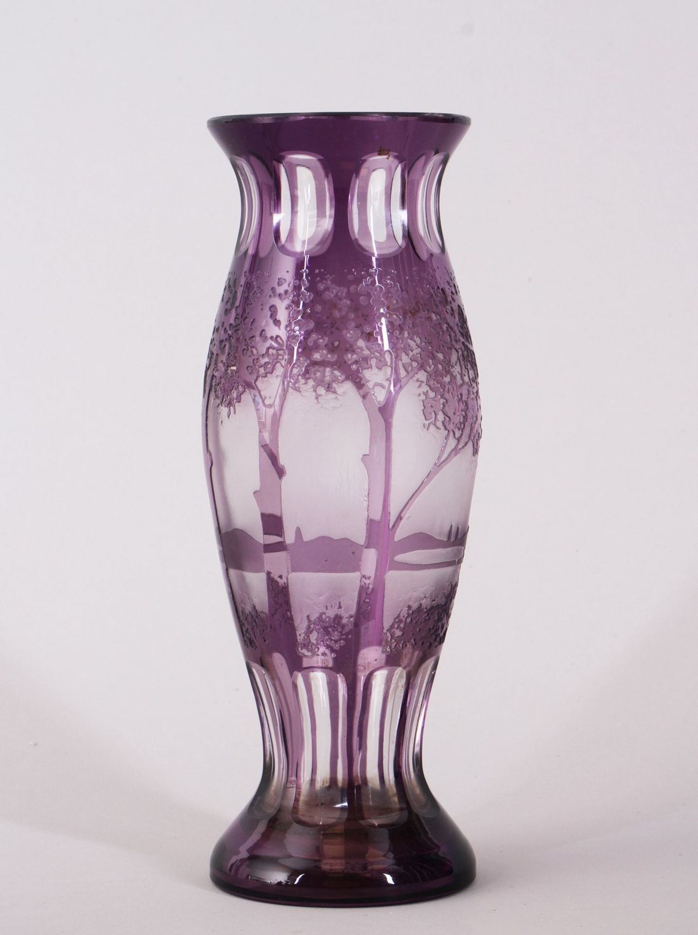 Jugendstil-Vase, wohl Böhmen, um 1900/10  - Bild 3 aus 4