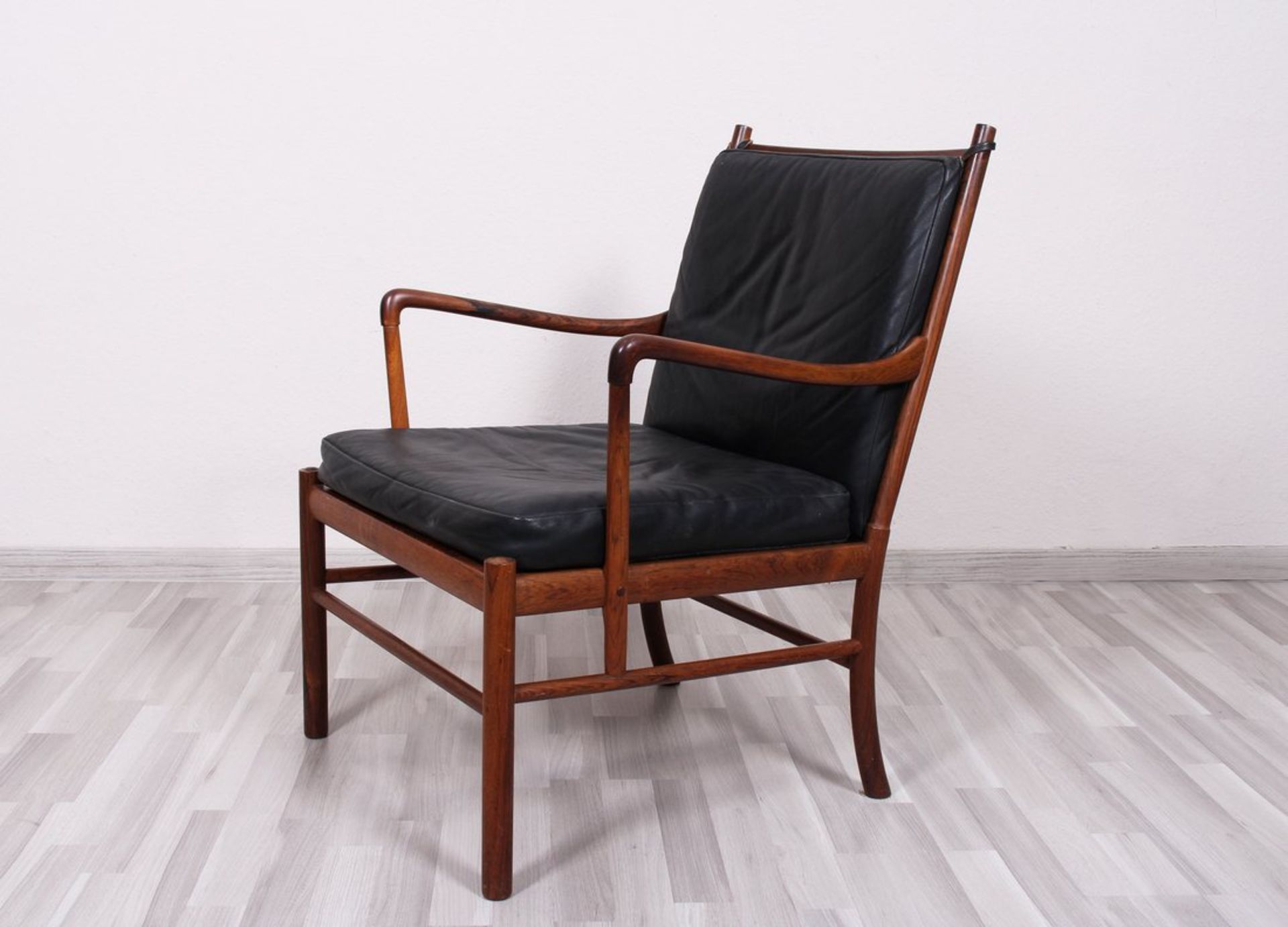 Paar "Colonial Chair PJ 149" Armlehnsessel, Entwurf Ole Wanscher für Poul Jeppesen, um 1950/59  - Bild 4 aus 14