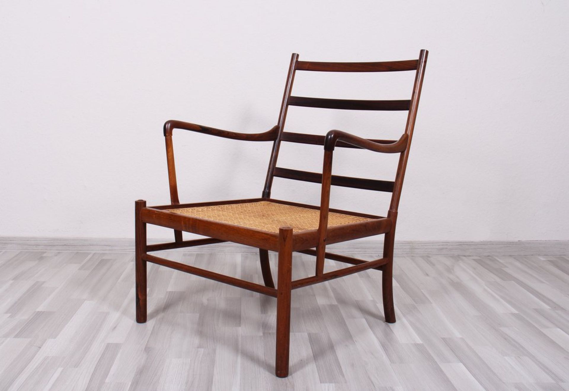 Paar "Colonial Chair PJ 149" Armlehnsessel, Entwurf Ole Wanscher für Poul Jeppesen, um 1950/59  - Bild 7 aus 14