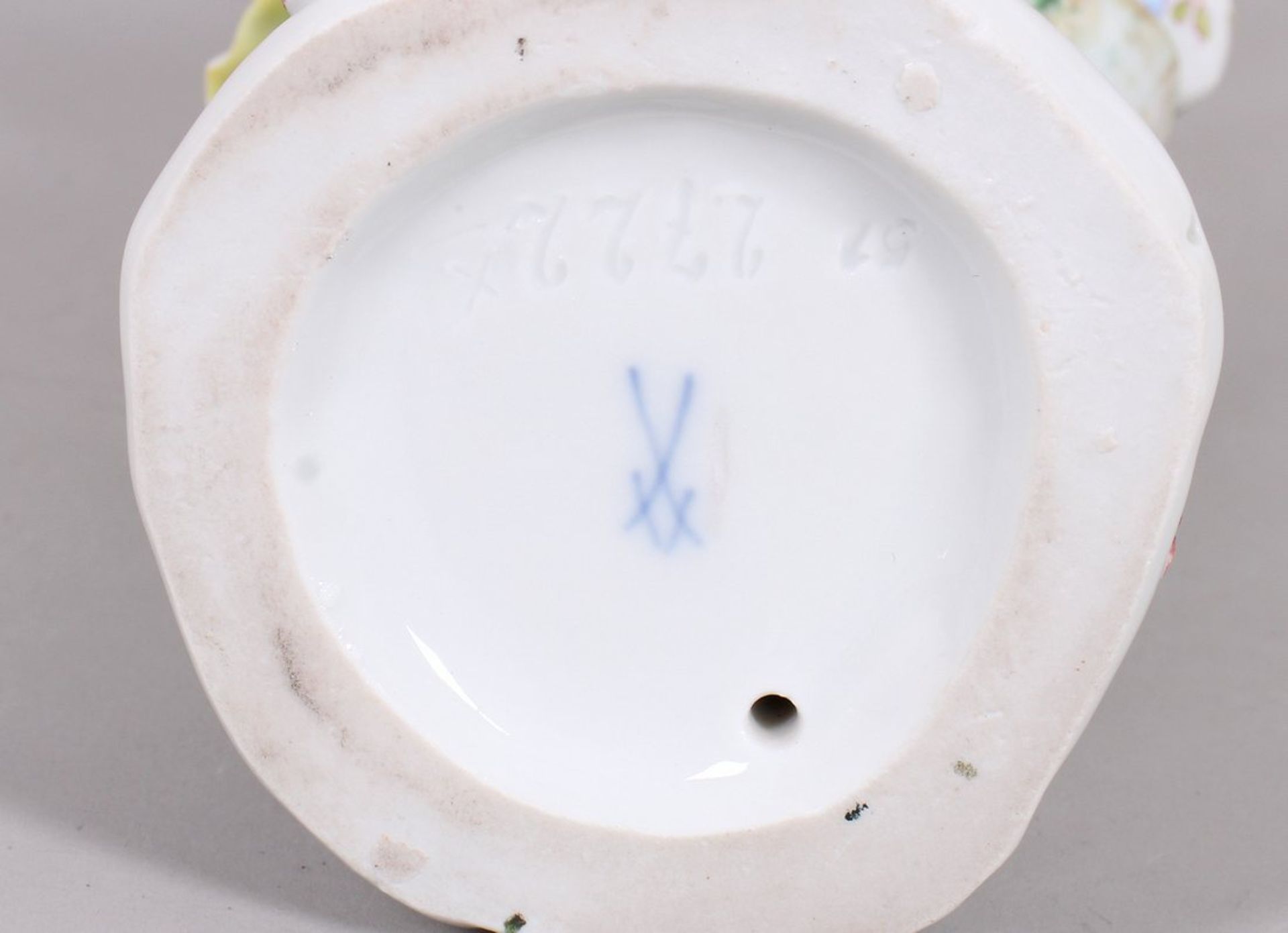 "Schäfer mit Flöte", Entwurf Johann Friedrich Eberlein für Meissen, Ausführung Mitte 20.Jh.  - Bild 4 aus 4