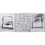 Endre Tót (geb.1937, Sümeg, Ungarn), Triptychon 