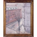 Winterliche Straßenszene, wohl 1920/1930 