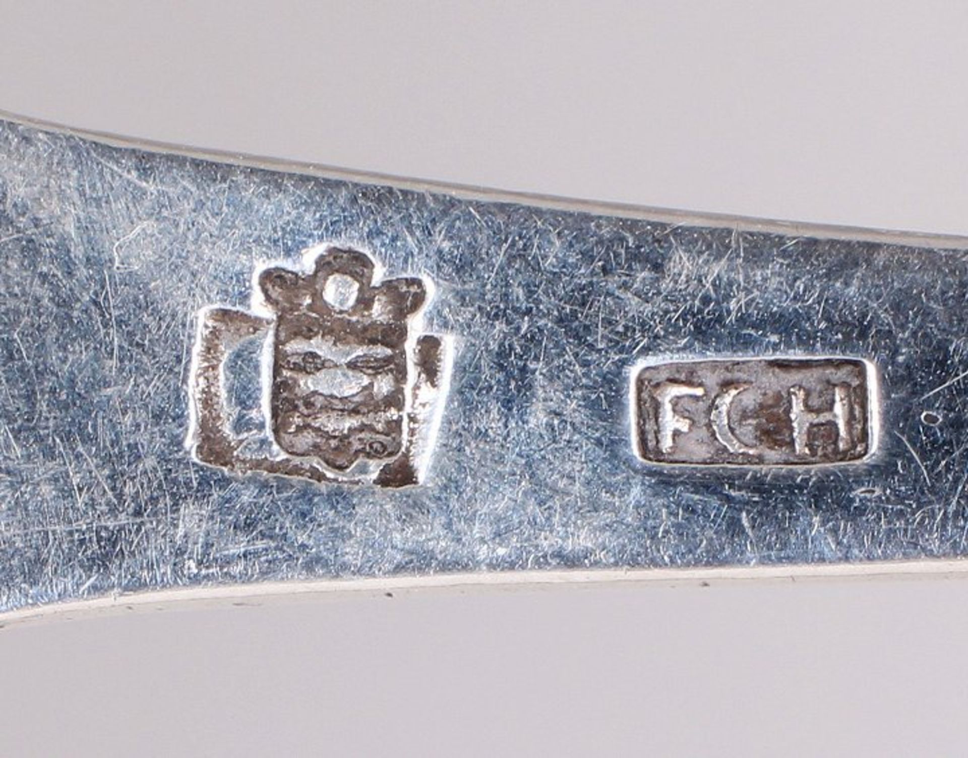 Sieben Speiselöffel, 12 Loth Silber, Norddeutschland, 18./19.Jh.  - Bild 6 aus 8