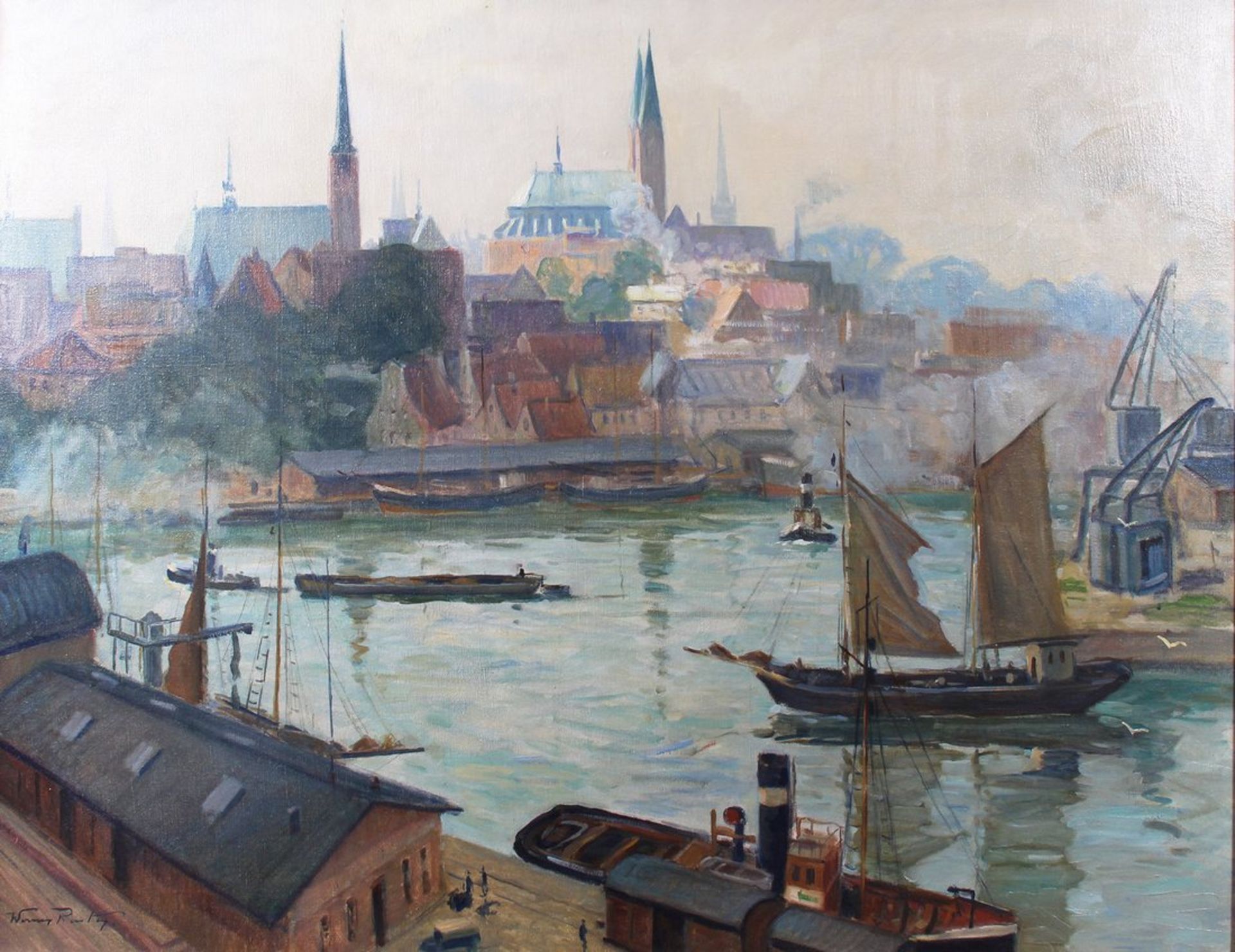 Werner Reuter (1902 - 1962, Lübecker Künstler)  - Bild 2 aus 3